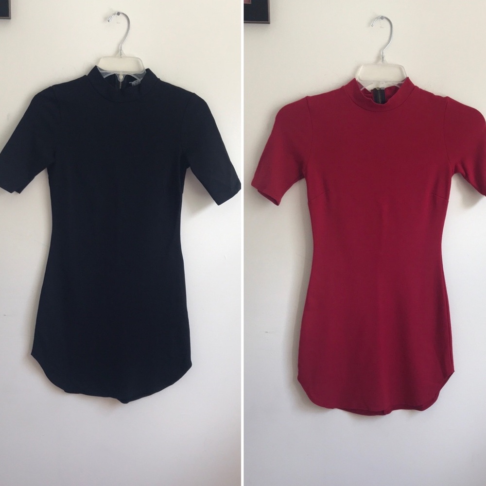 Fashion Nova Lot of 2 body con mini dresses